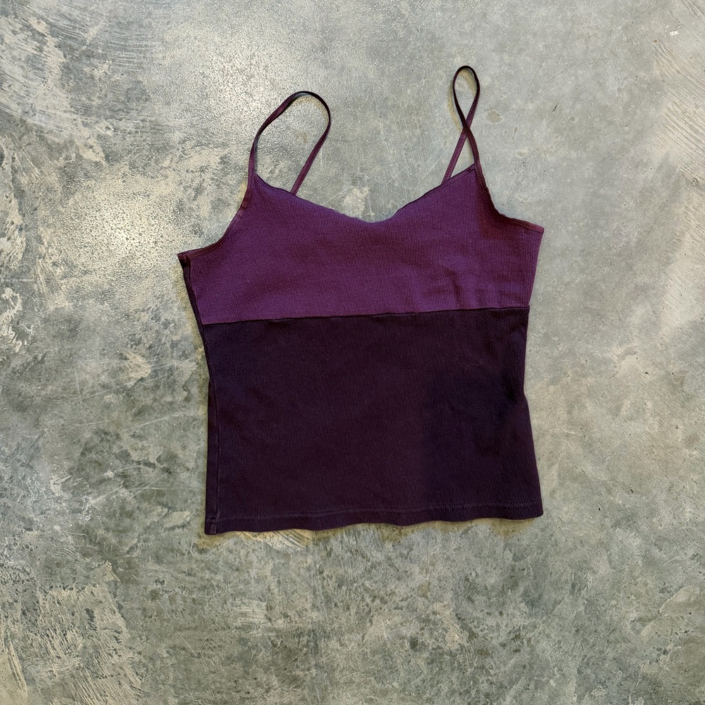 Women’s Two-Tone Purple Cami Tank Top